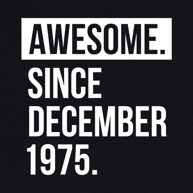 Awesome since December 1975 by hoopoe